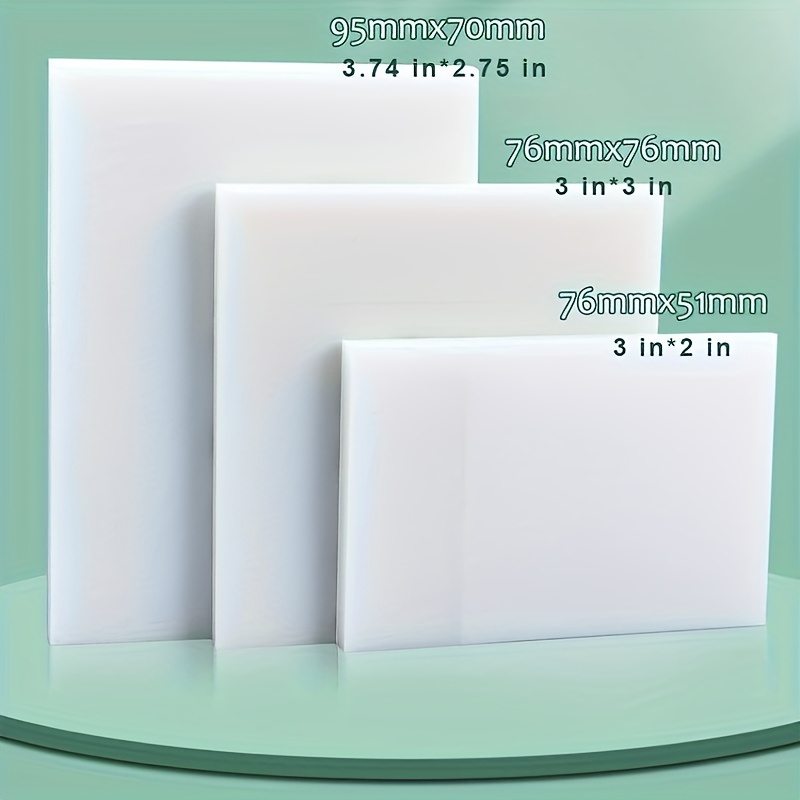 TEMU 3 Förpackningar 150 St Tracing Sticky Notes Genomskinliga Sticky Notes Genomskinliga Sticky Notes Transparent Sticky Notes Vattentät