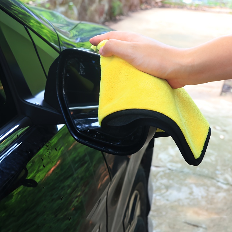 Car Coral Fleece Microfiber Cleaning Towel 3pcs 5pcs Detailing Cloth