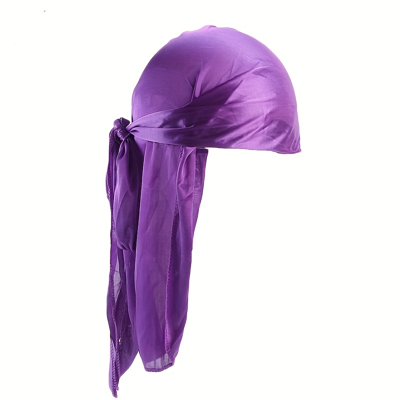 Women's Purple Pirate Hat With Feathers