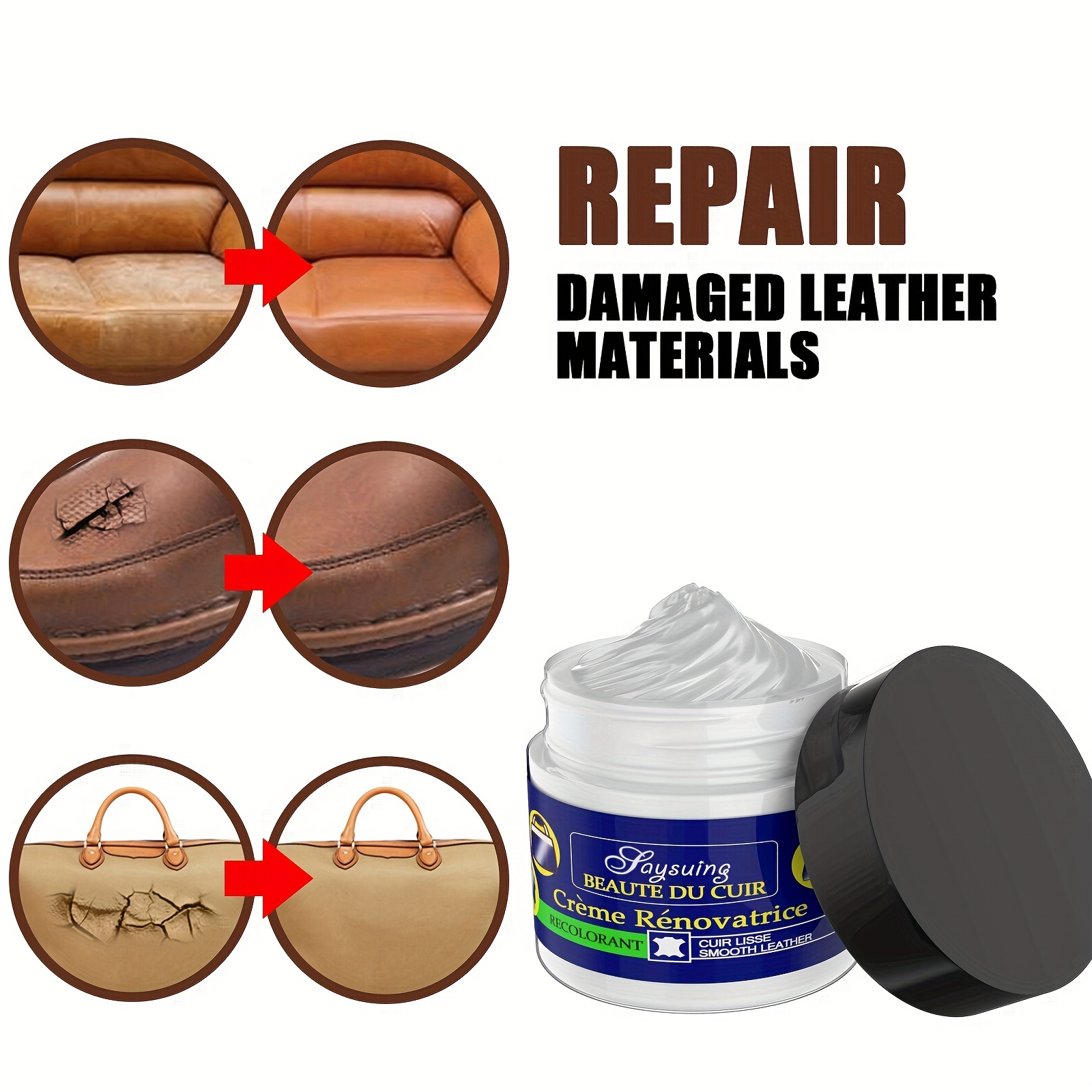 Repair Cream Color Repair Scratches Sofa Seat Supplement Renovation Cream  Repair Cream - Temu