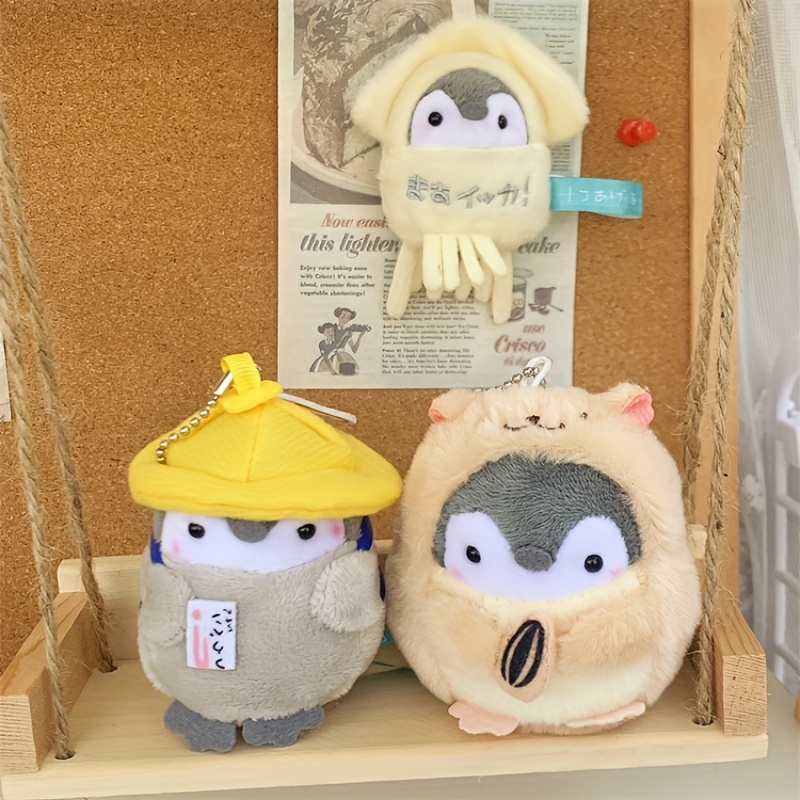 New Custom Cute Cartoon Japanese Style Penguin Plush Toy Bag Keychain  Pendant - China Plush Toy and Teddy Bear price