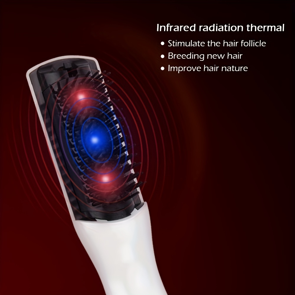 Beauty Massage Hair Care Electric Laser Red Blue Light Anion Comb