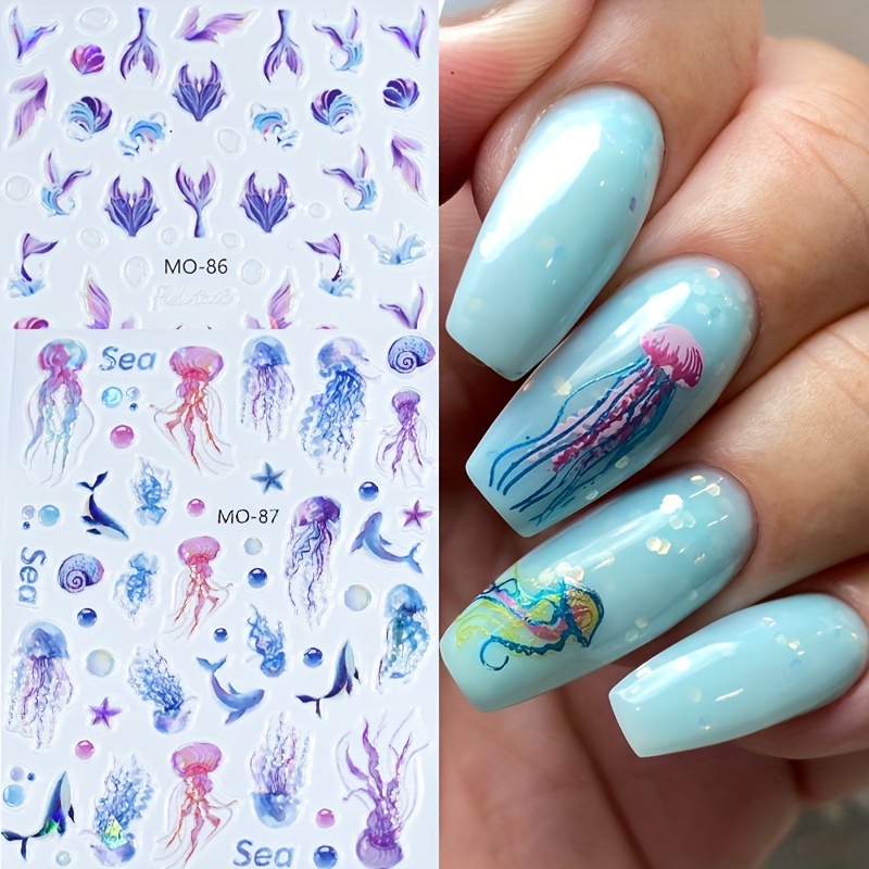 sea life nails