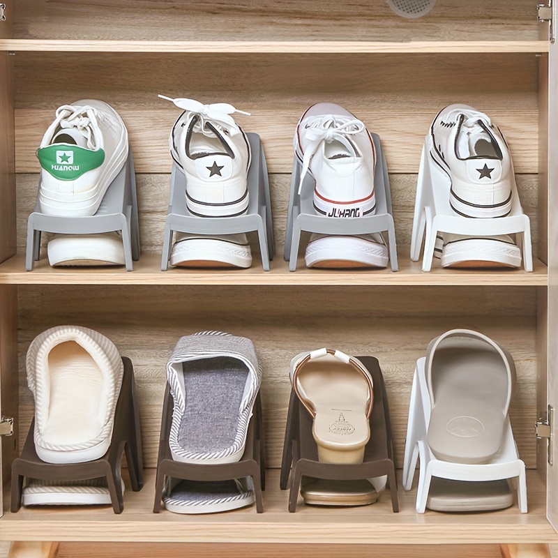 Shoe Slot Storage Organizer Adjustable Plastic Shoe - Temu