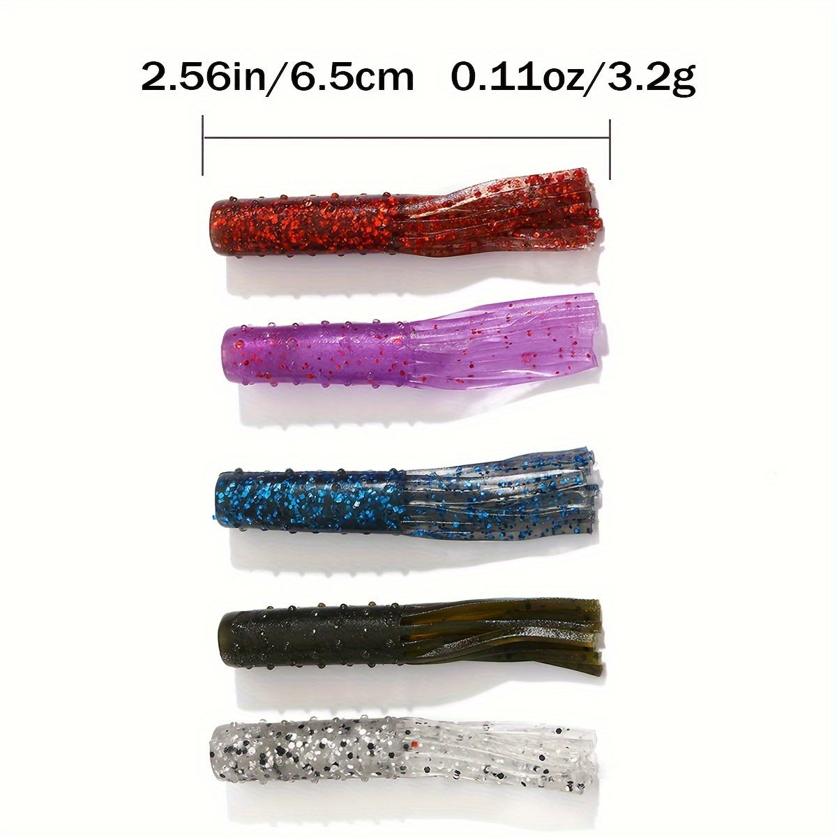 Tube shaped Worms Skirt Tail Soft Fishing Lures Floating - Temu