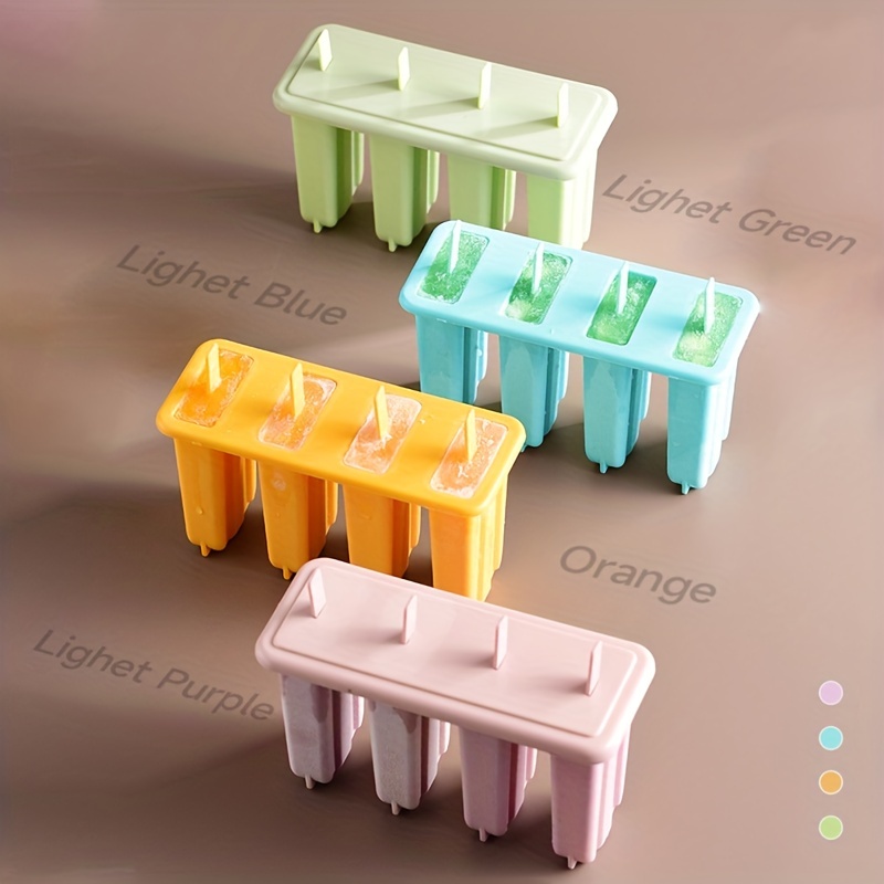 SET OF 4PC PLASTIC POPSICLE MOLDS -48