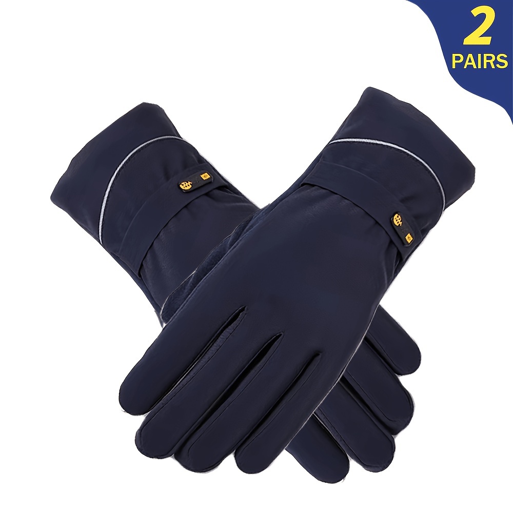 Anti Slip Winter Gloves Thermal Ski Glove Liners Touch Screen Functionality