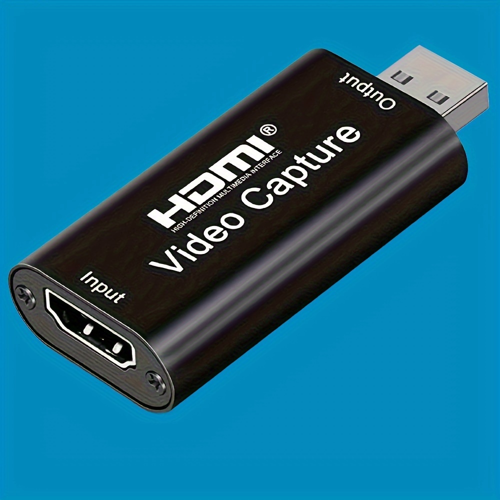 

4k Video Capture Card - Capture And Stream Live Media, Video Conferences, Games & More!