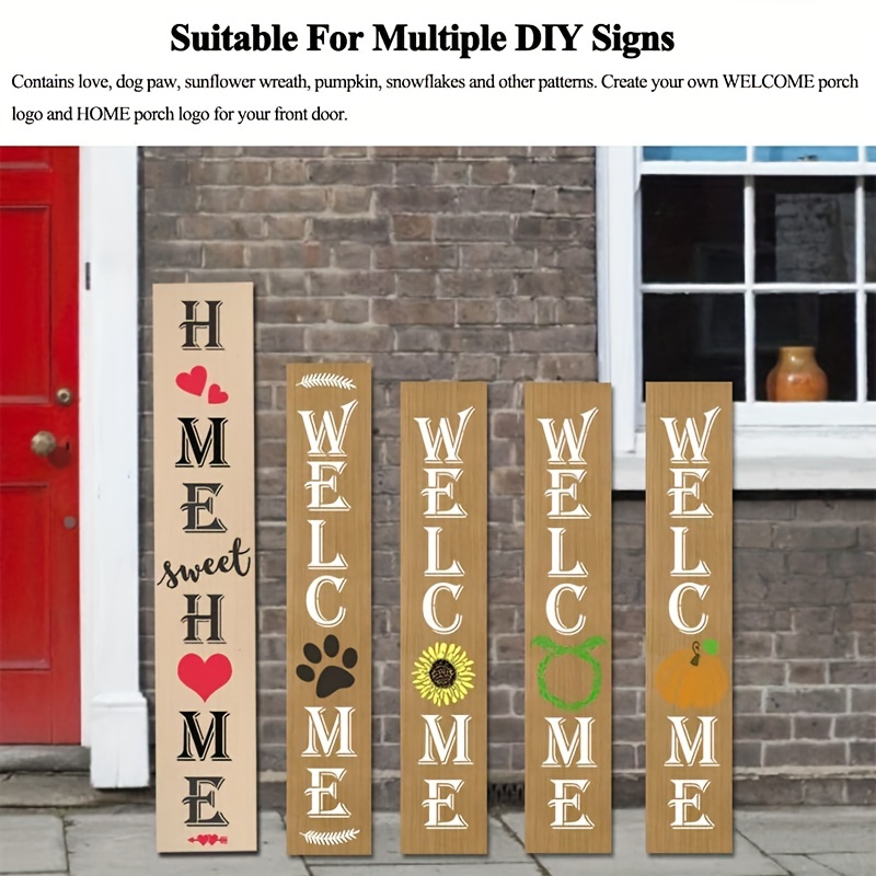 Letter Stencils for Painting on Wood Canvas and More Reusable