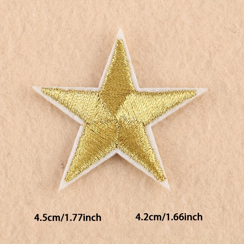 Star Patches Five angled Star Iron Patches Embroidered - Temu