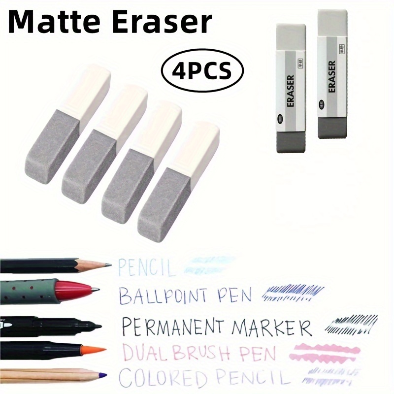 DELI Matte Ink Eraser for Gel Pen Fountain Pen Pencil Correction Students  Stationery Ballpoint Pen Eraser