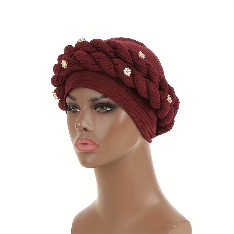 Red Pleated Beanie, Beanie Pleated - Red