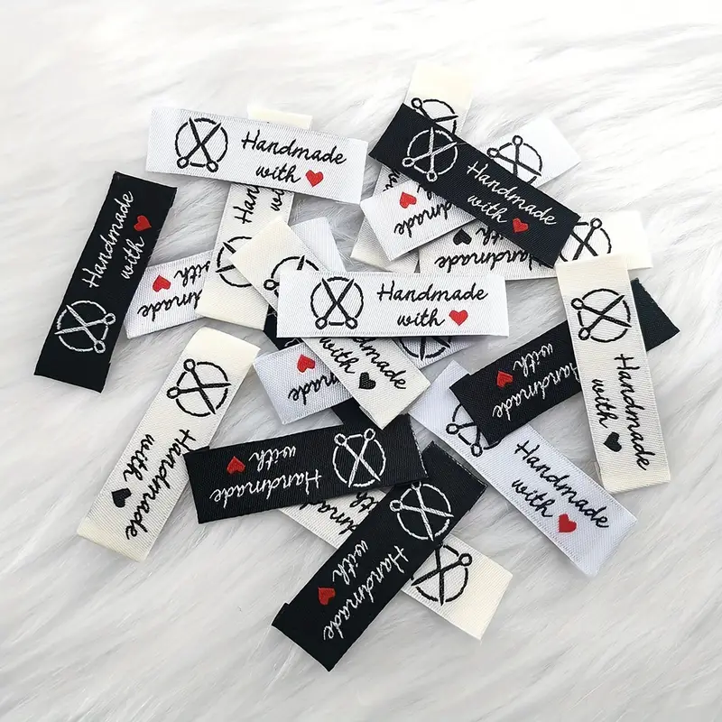 Scissor Graphics Crafting Fashion Sewing Woven Labels For - Temu