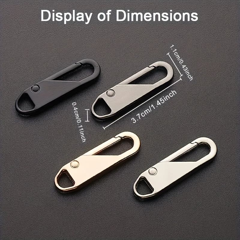 4pcs/set Zipper Repair Kit - Quickly Fix Broken Zippers On Suitcases, Bags  And Other Items