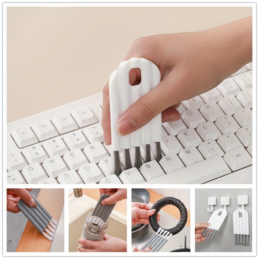 Keyboard Cleaning Brush Bendable Cup Cover Groove Brush - Temu