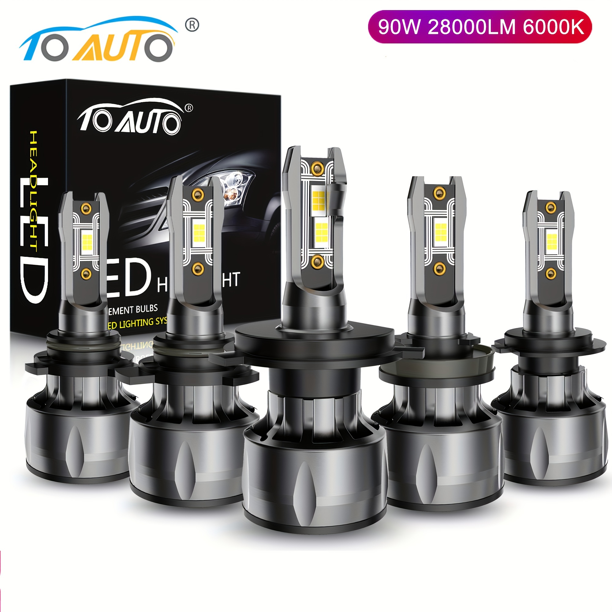 Ceyes 1pc Dual Farbe Auto LED Lampe Led-lampe Super Helle Auto