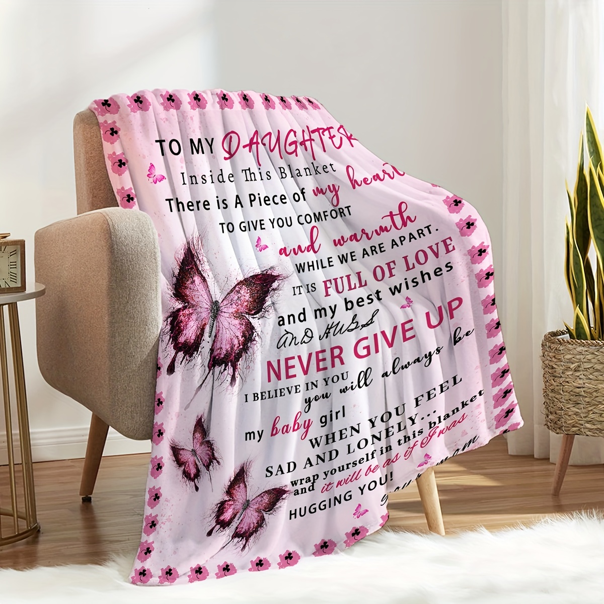 Blanket to daughter from mom hot sale