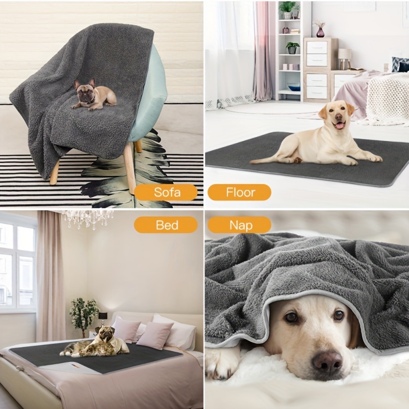 Cozy Fleece Pet Blanket Dogs Cats Soft Warm Blanket Cold - Temu