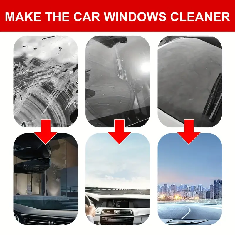 1pc windshield glass cleaning paste front windshield glass cleaning coating waterproof coating maintenance paste details 4