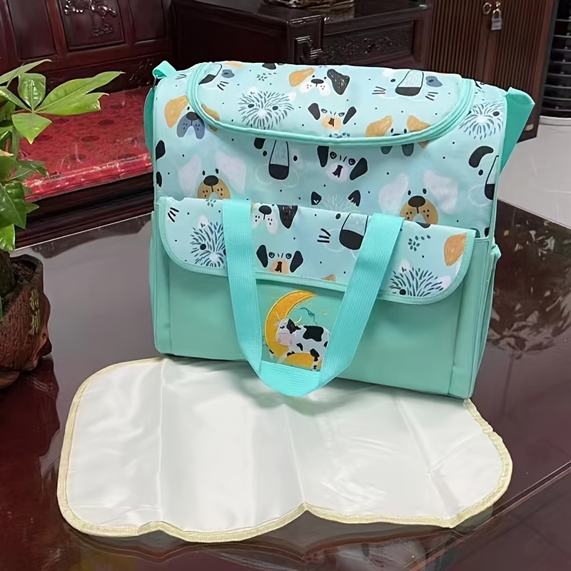 Cambiador portátil, cambiador de bebé impermeable con 4 bolsillos de  almacenamiento, cambiador de pañales desmontable y portátil, artículos  esenciales