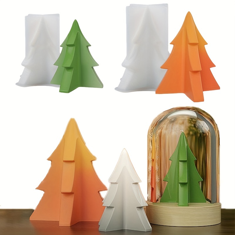 Acquista Stampo per candele in silicone di pino geometrico 3D Albero di  Natale fai-da-te Regali artigianali Realizzazione di stampi in resina per  sapone aromatico Forniture per decorazioni per la casa