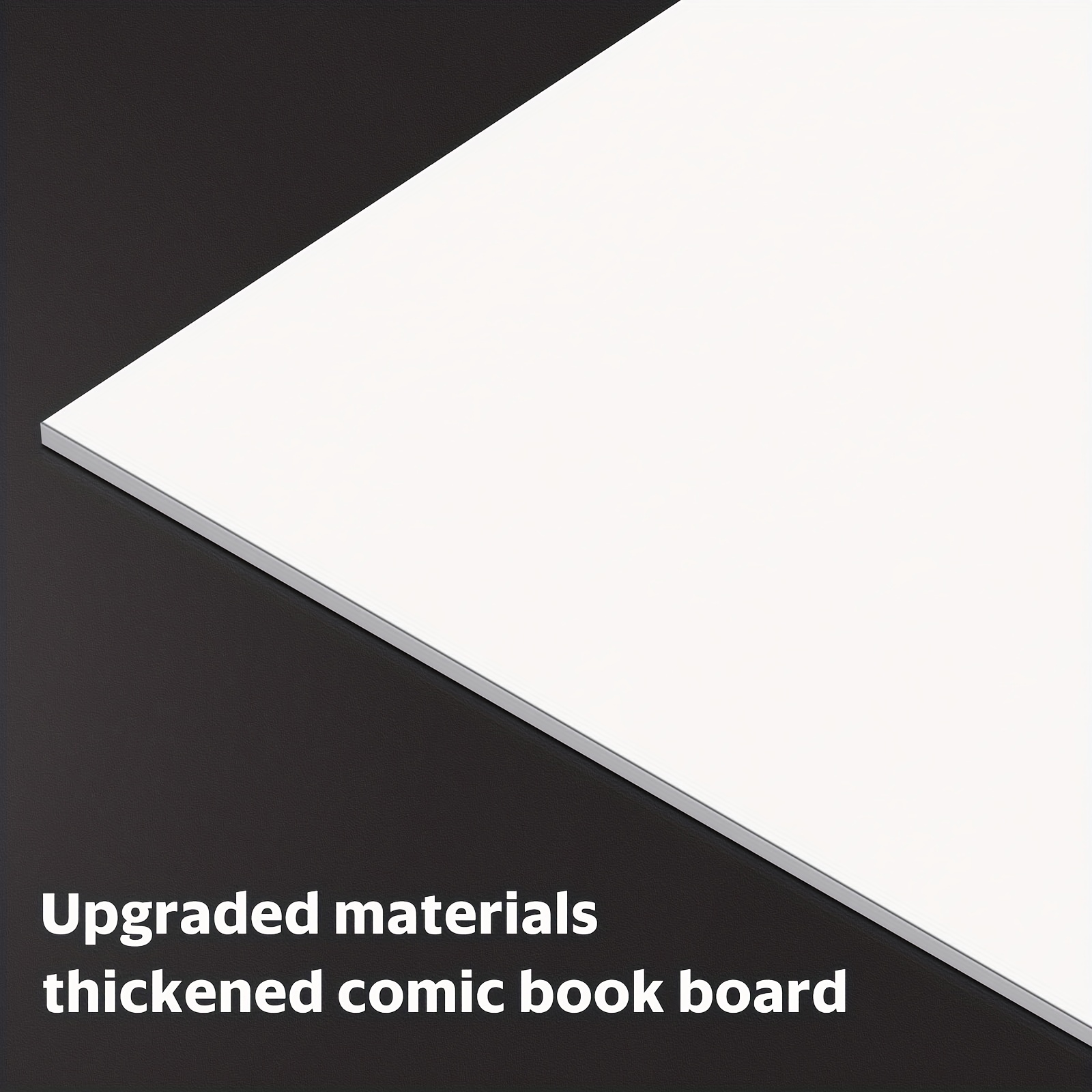 100 White Acid free Durable Comic Book Backing Boards - Temu