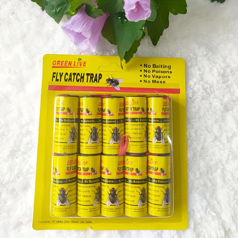 Sticky Fly Ribbons Trap 8pcs Pest Control