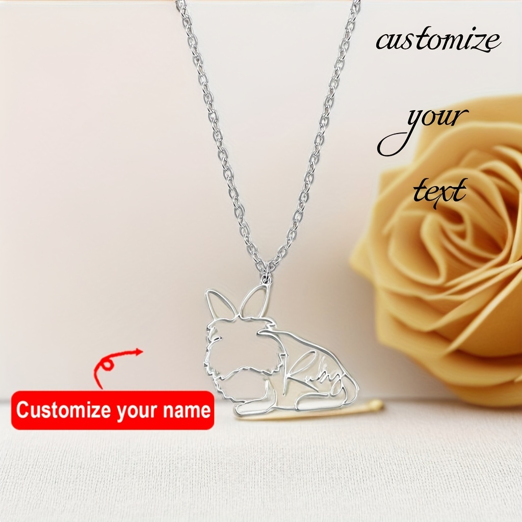 Heart Key Pendant Necklace in Solid Gold 18K Rose 40cm (15.74in)