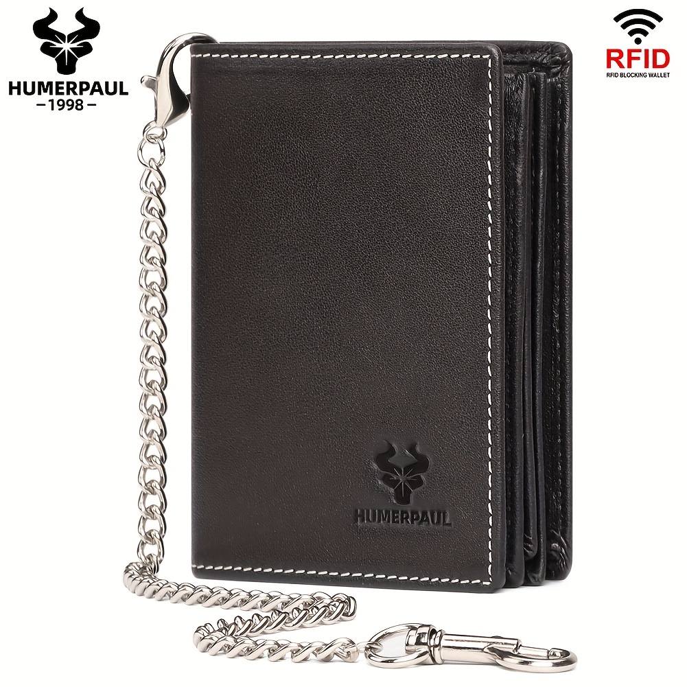 Money Clip Wallet, RFID Blocking, Crazy Horse Leather