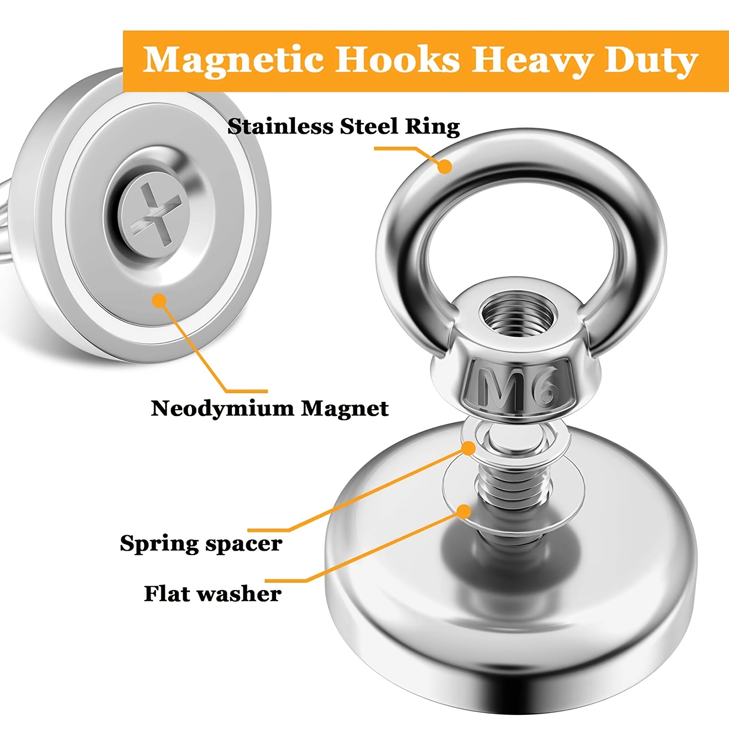 Super Strong Magnetic Hooks + Pull Magnetic Hooks Heavy Duty - Temu
