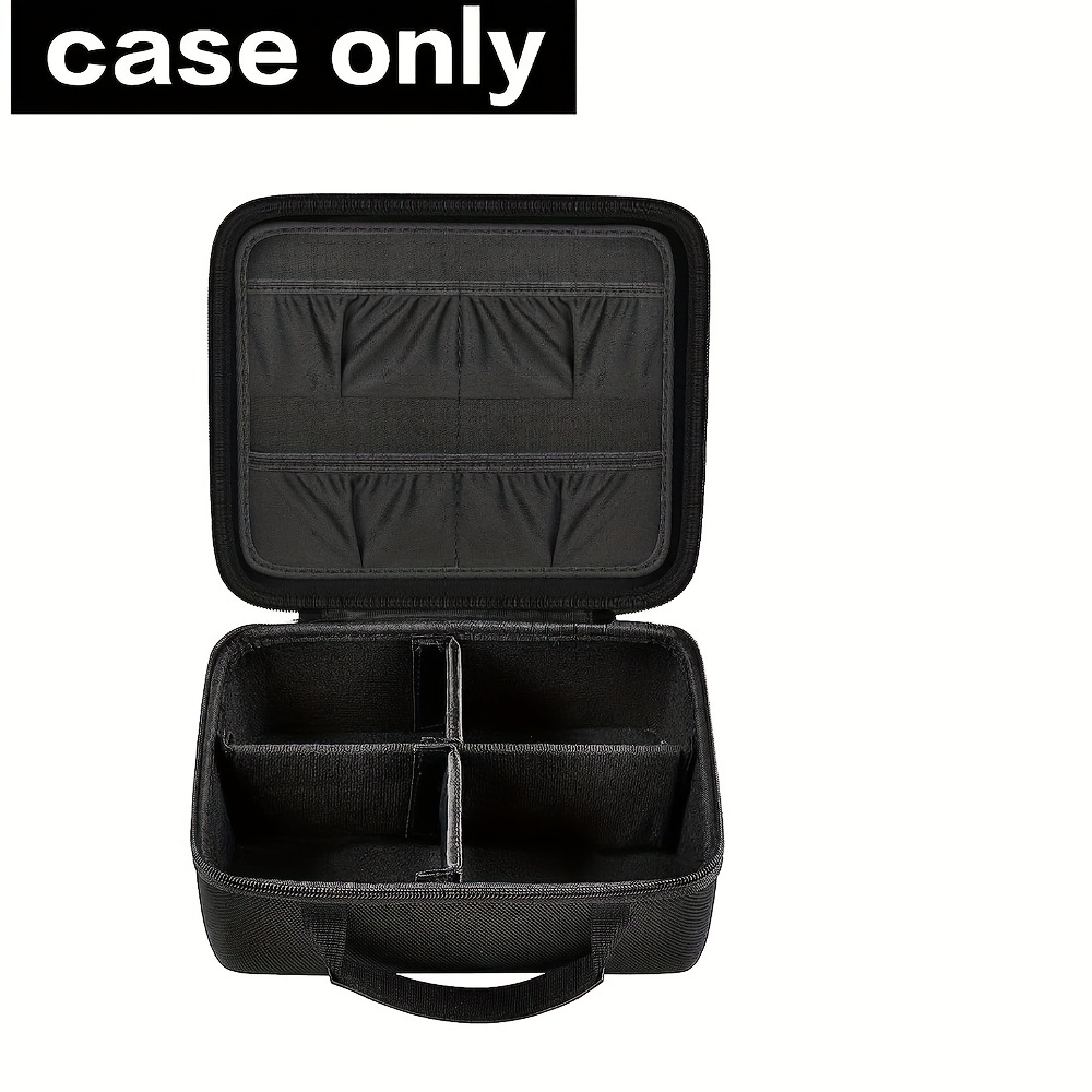 Hard Travel Card Game Case Includes Six Removable Dividers and Holds Up To  1600 Cards for Cards Against Humanity and Other Types of Games, Black 