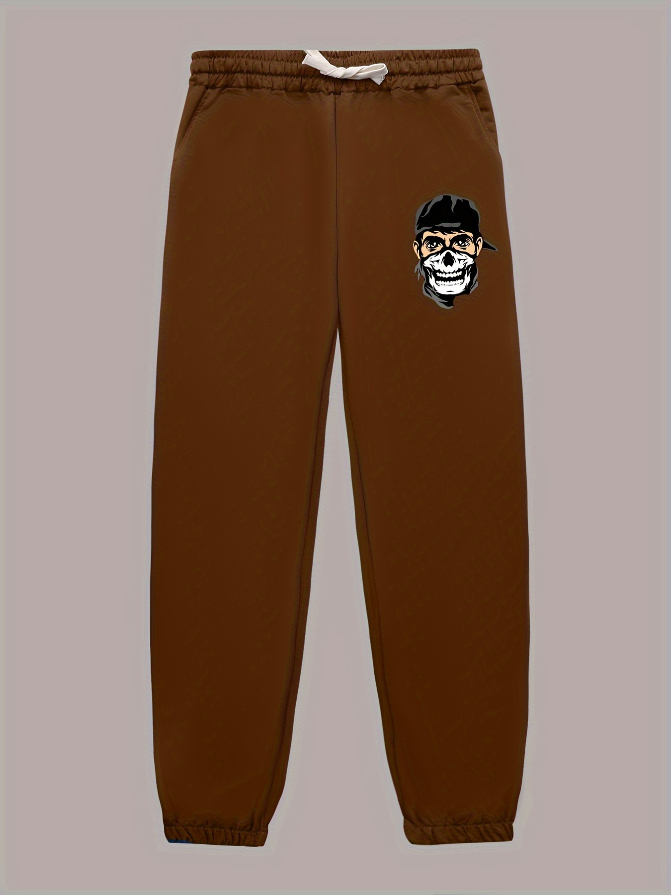 Goodstoworld Men Women 3D Flame Orange Black Jogger Pants Casual Sweatpants Cool Graphric Gym Lounge Sports Jogging Pants S