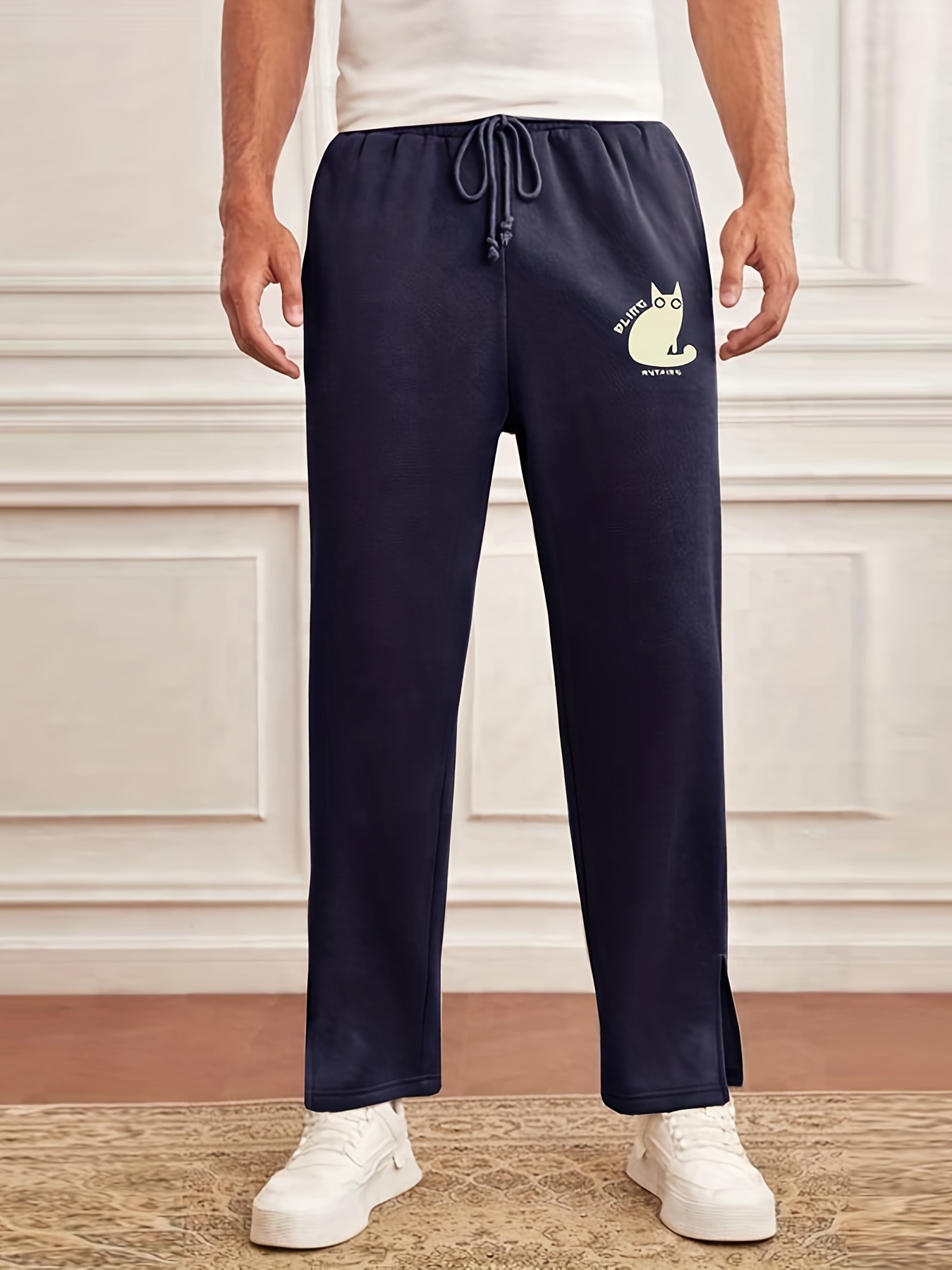 Mens Polo Ralph Lauren navy Printed Lounge Trousers