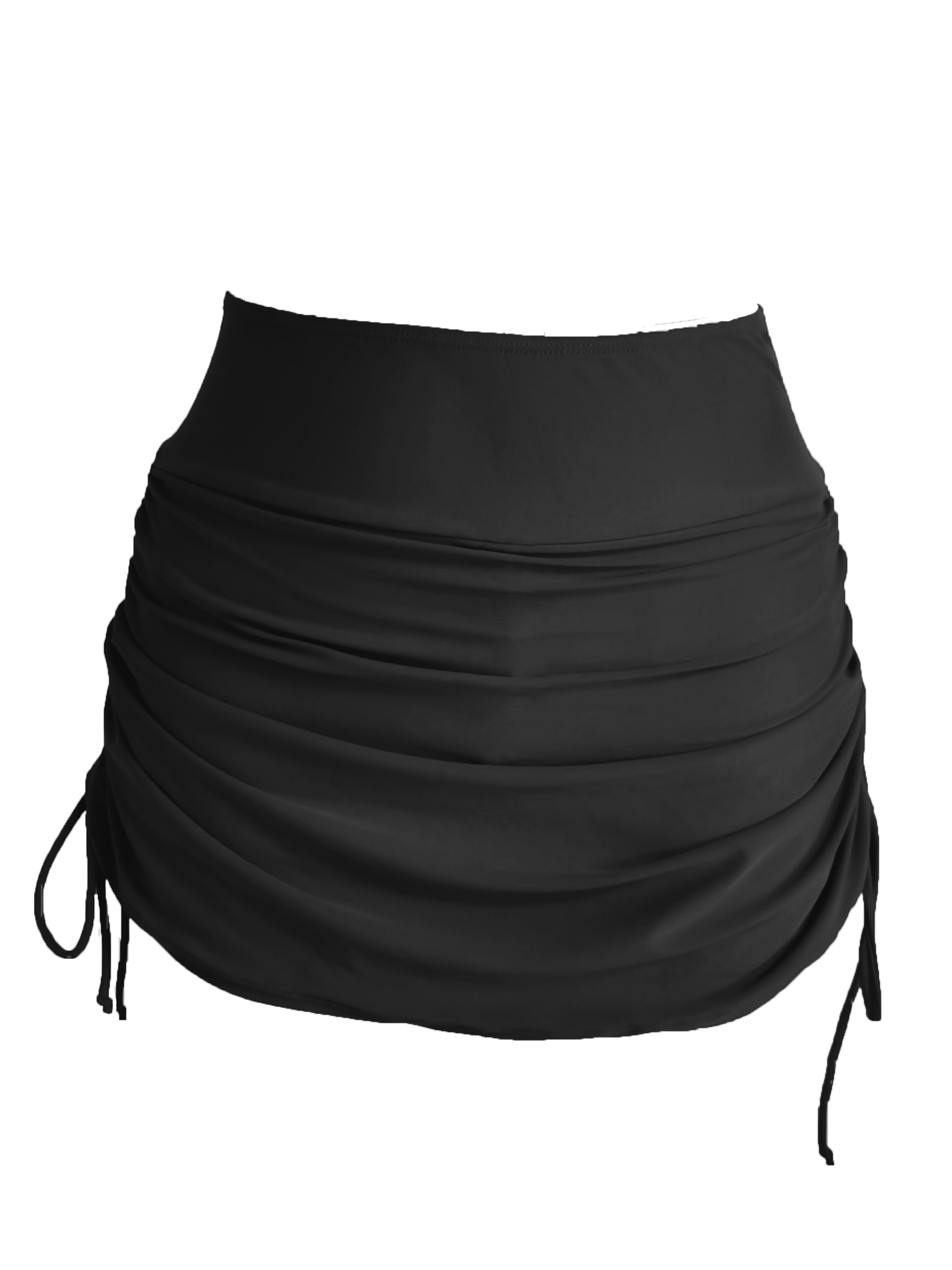 Black High Waist Ruffle Skirt - Sheinside.com  High waisted black skirt,  Skirt fashion, Frilly skirt