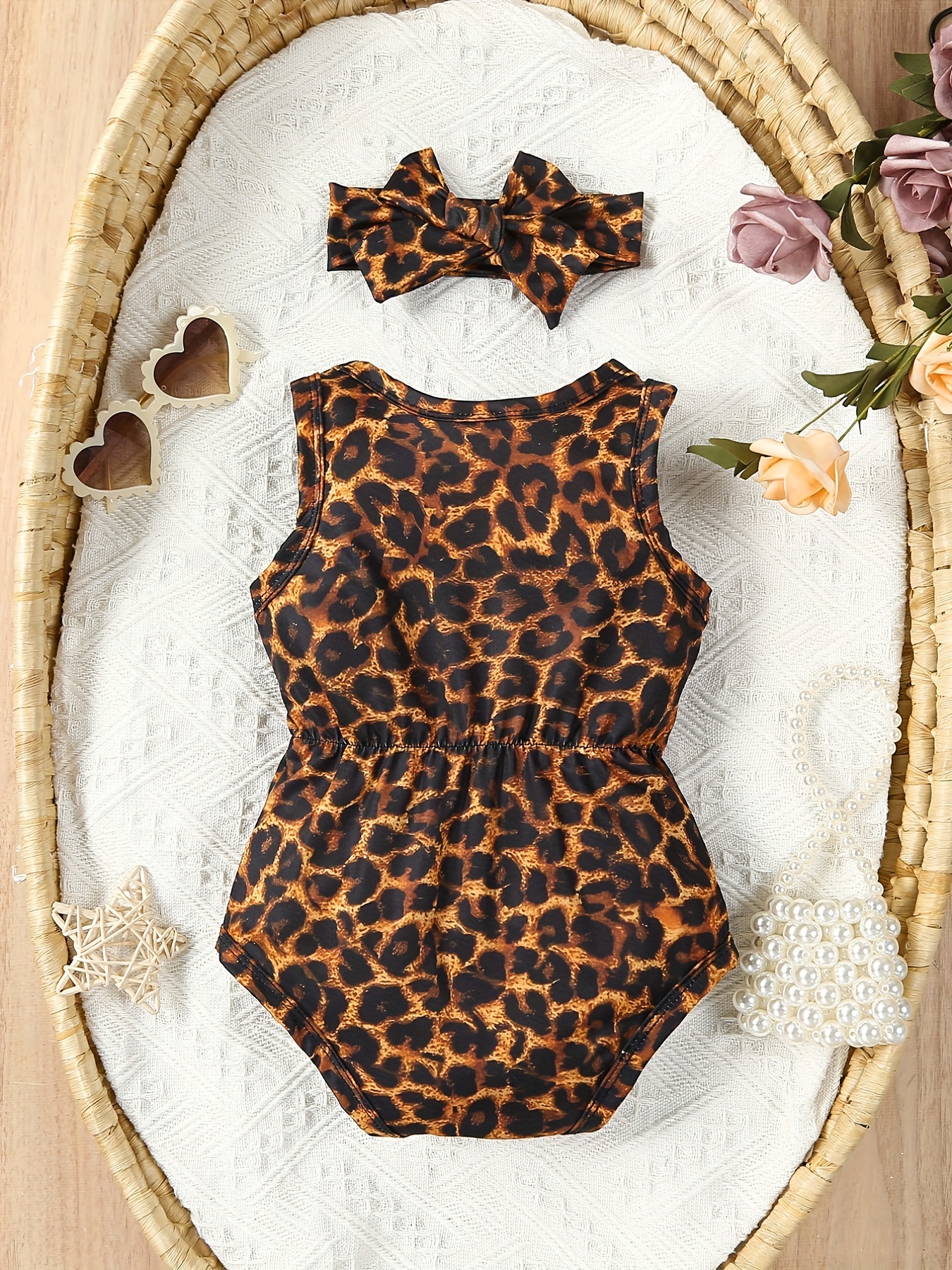 Girls animal print cheap onesie