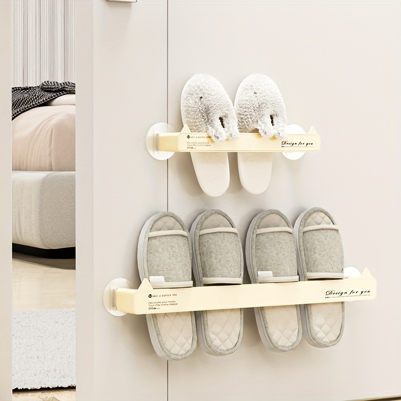 Bathroom Slippers Rack Shoe Rack Behind Door Hanging