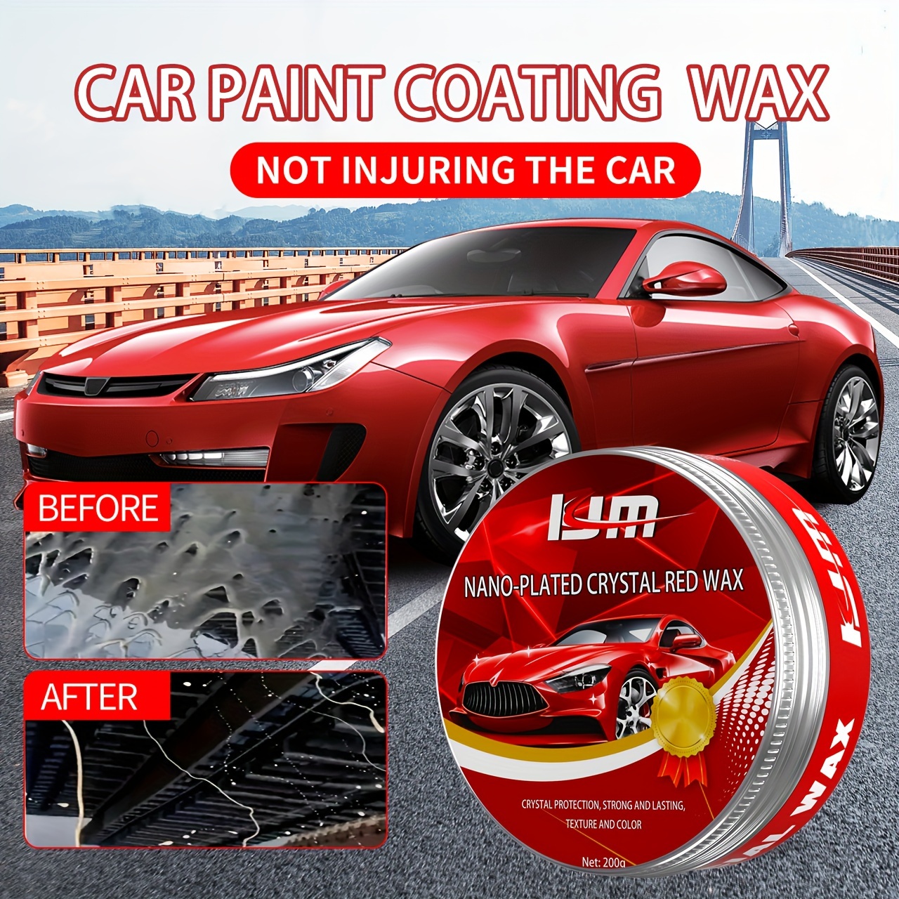 Black Car Wax Plating Crystal Car Paint Care Brightening - Temu