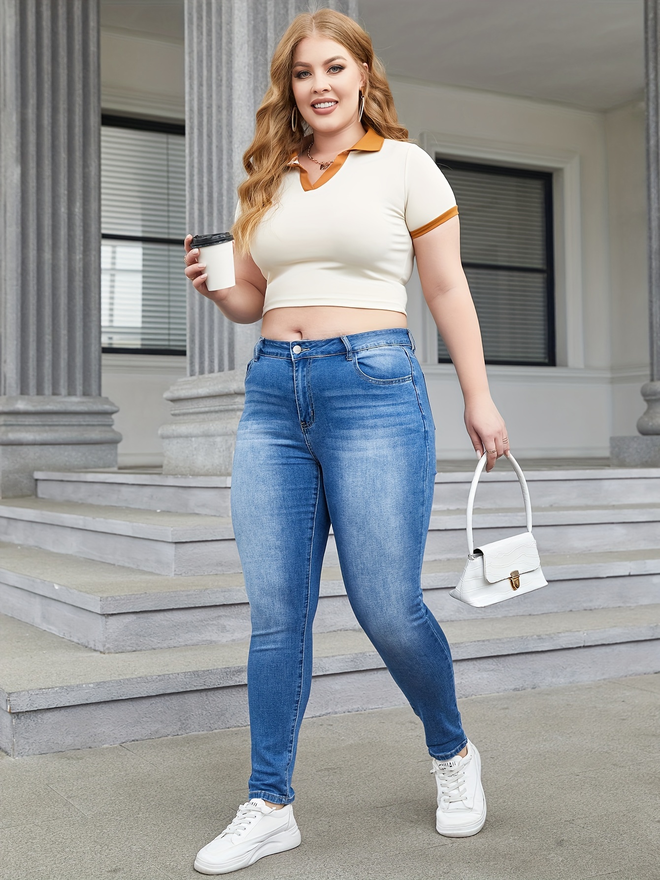 Plus Size Women's Jeans: Skinny, Flare & More