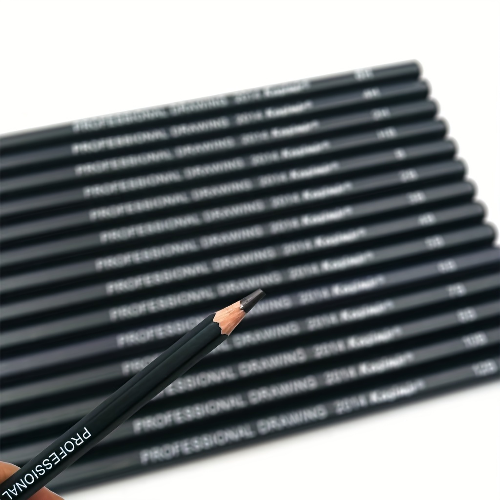 12pcs/Lot black & pastel pencil Wood Standard 2B or HB pencils for drawing  Stationery Office school supplies