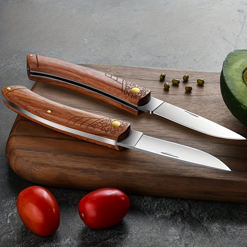 Stainless Steel Fruit Knife - Strawberry - Avocado - 4 Patterns