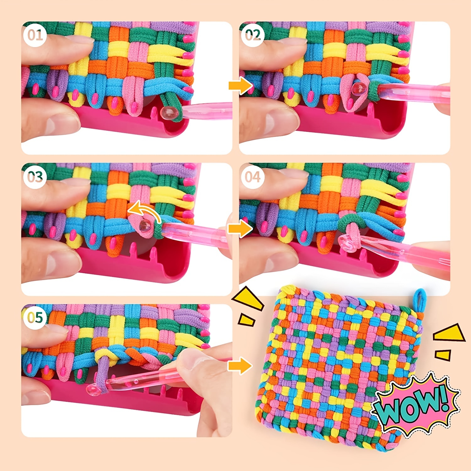 weave gifts for loved ones: kid friendly loom craft - teach mama