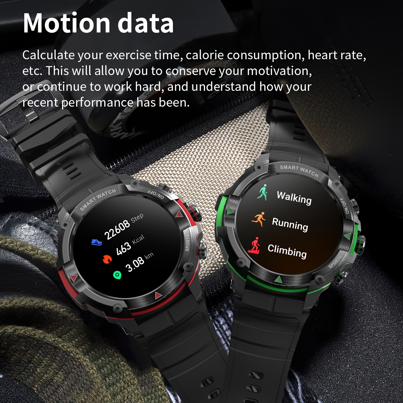 Smart sport watch gps discount heart rate running cycling walking