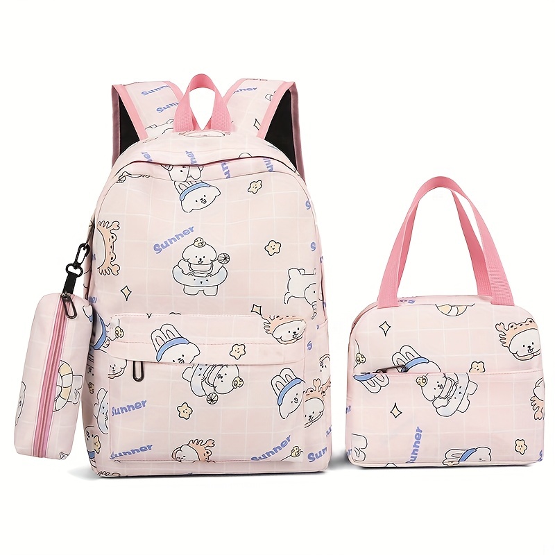 Bag 2023 New Printed Backpack Large Capacity Travel Backpack Old  Fashionable Leisure Versatile Women's Bag Schoolbag