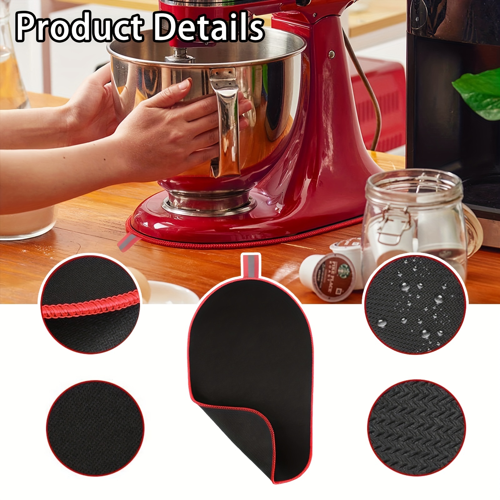 Kitchenaid Stand Mixer Sliding Mat With Cord Organizer - Protects