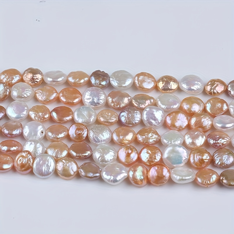 1 String Beautiful Genuine Freshwater Pearls Beads Mixed - Temu