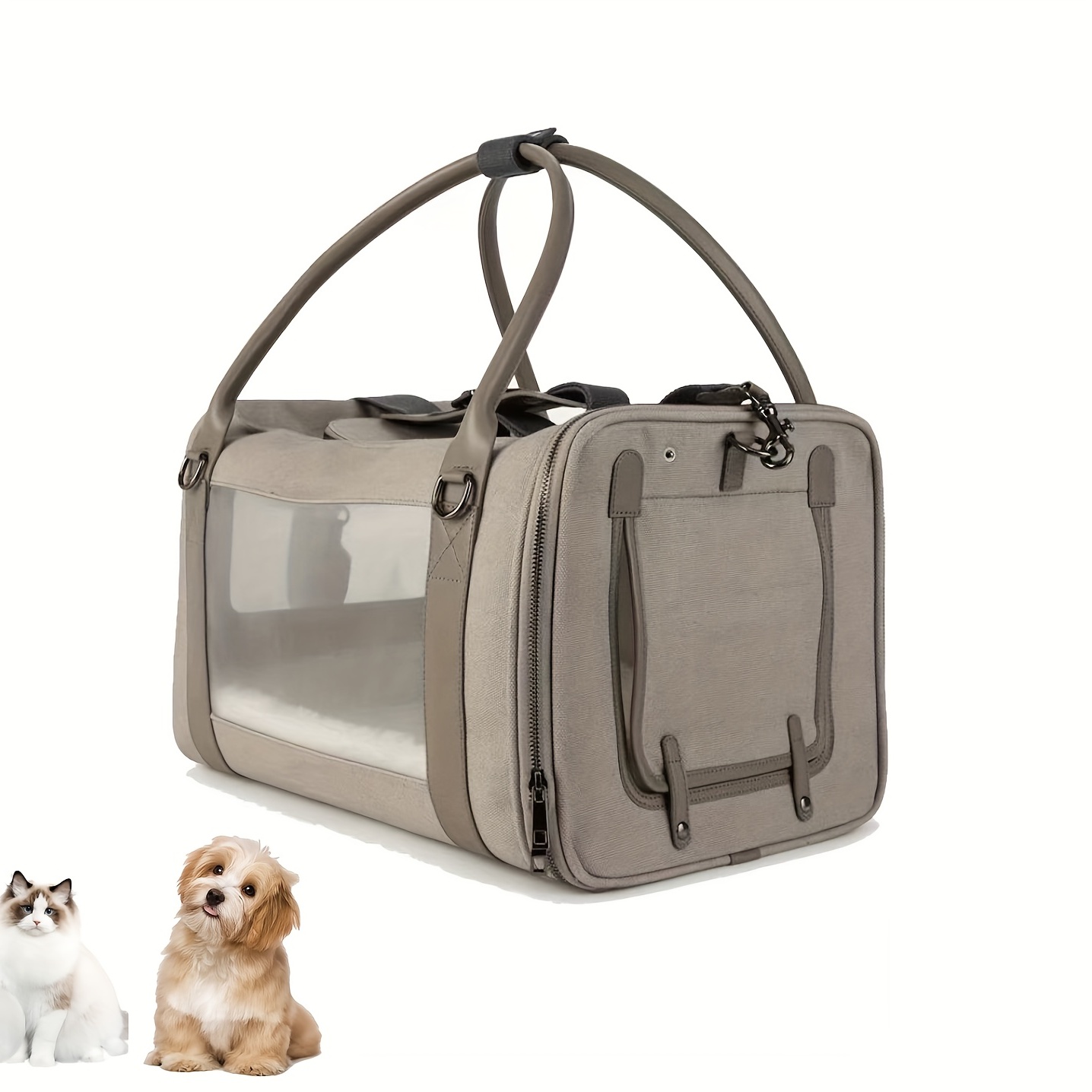 Crossbody Pet Carrier Bag For Dogs Cats Portable Cat Carrier - Temu