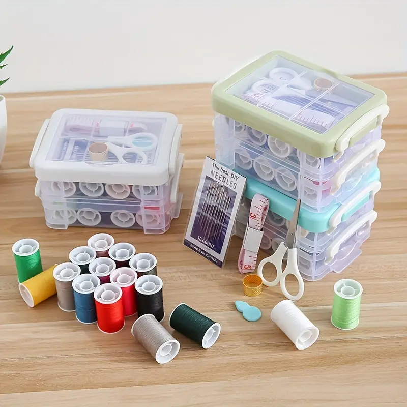 Plastic Storage Box With Cover Needles Storage Box 