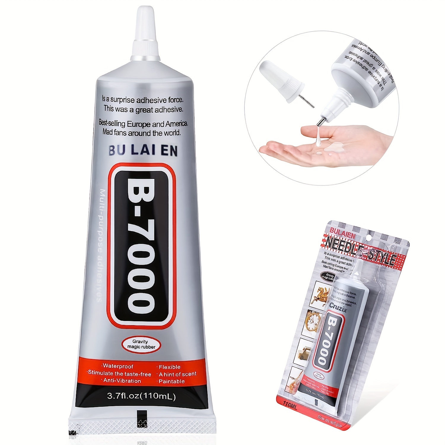 15/25/50/110 B-7000 Glue Clear For Rhinestone Crafts, Jewelry And Bead  Adhesive B7000 Semi Fluid High Viscosity Glues For Clothes Shoes Fabric  Cell Phones Screen Repair Metal Stone Nail Art Glass - Temu Germany