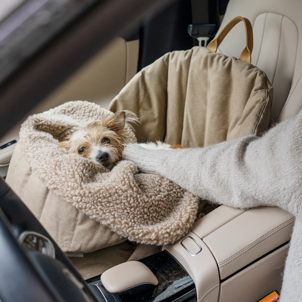 1pc Sac De Voyage D'hiver Pour Animaux De Compagnie, En Doublure