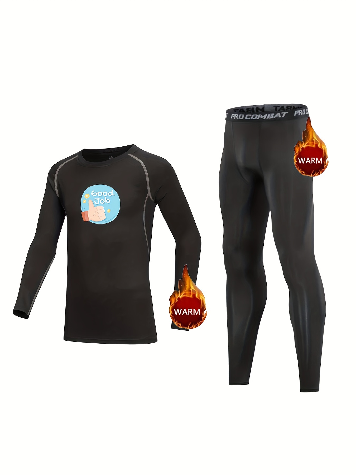 Men's Thermal Compression Base Layer Leggings Stay Warm - Temu